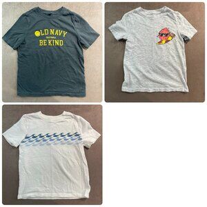 Old Navy Kids Fun Graphic Short Sleeve T-shirts Size 5T lot (SKU: 17B, 15B, 28B)